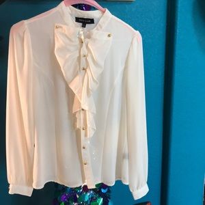 Off white button down